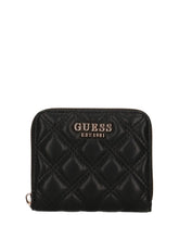 GUESS 1 USCITA Guess Portafoglio Giully Ii Slg Small Zip Around Donna Black - Nero BLACK